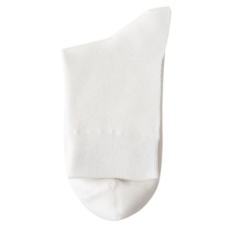 Plus Size Multicolor Mesh Quarter Socks(5 Pairs)