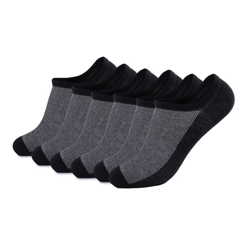 Plus Size Mesh No Show Socks(3 Pairs)