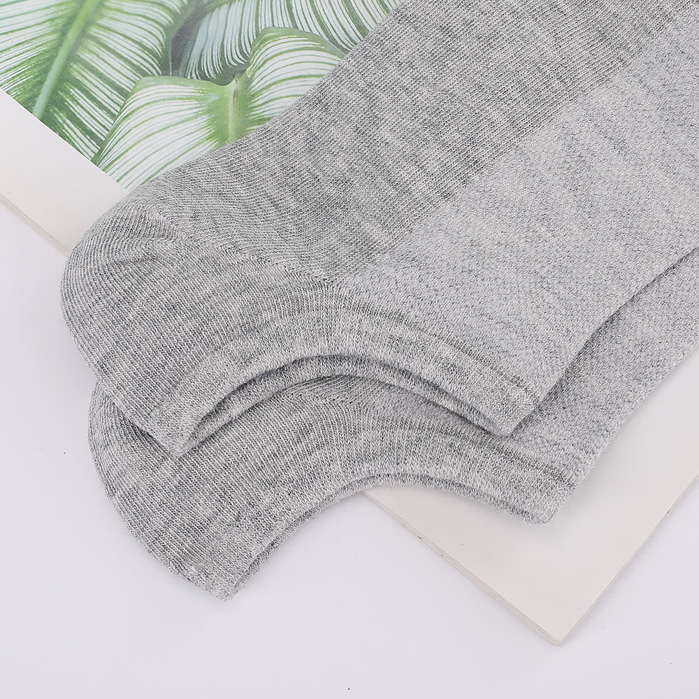 Plus Size Mesh No Show Socks(3 Pairs)