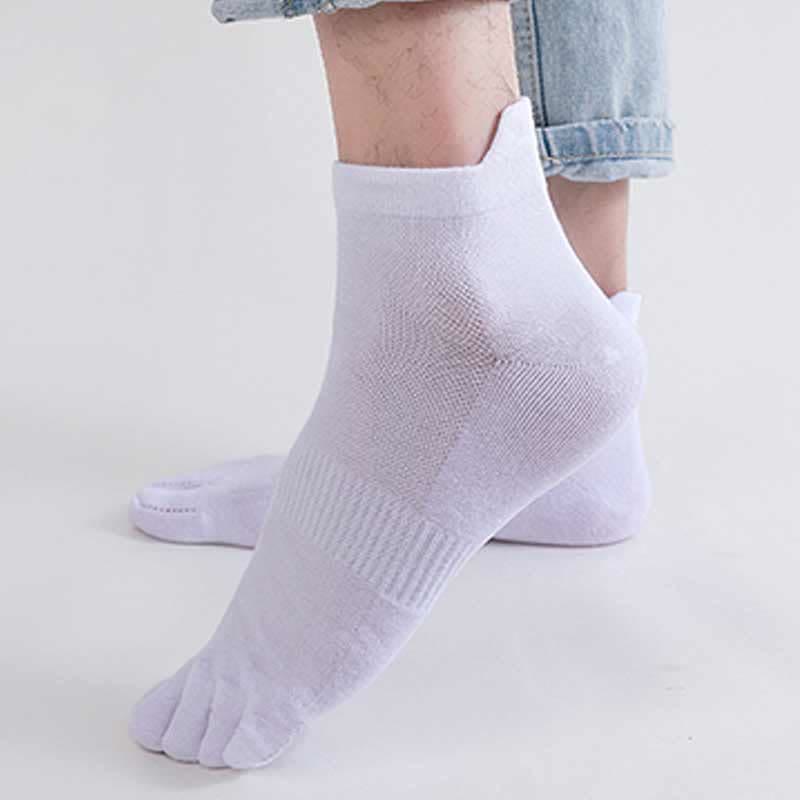 Plus Size Five Toes Antibacterial Alignment Socks(5 Pairs)