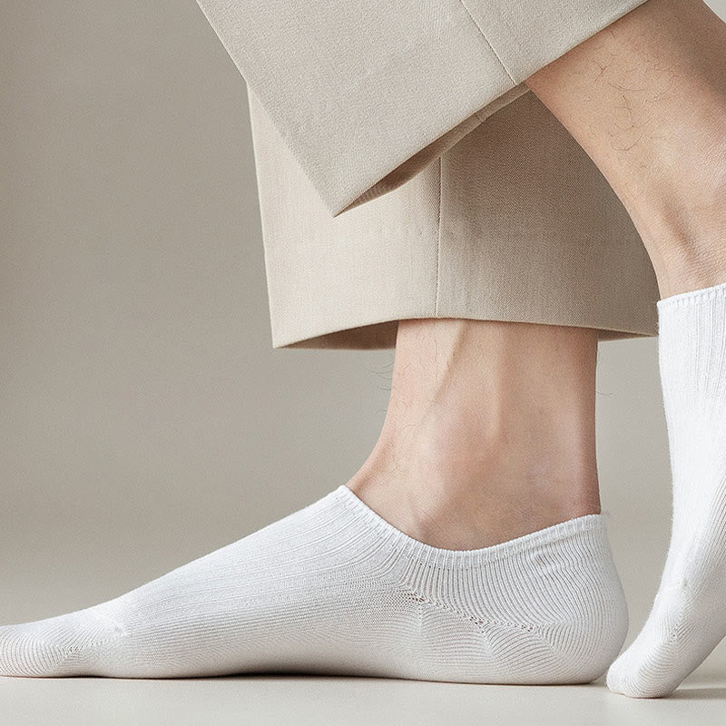 Plus Size Deodorant No Show Socks(5 Pairs)