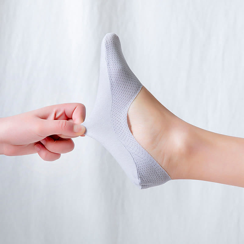 Plus Size Anti-Slip No Show Socks(5 Pairs)