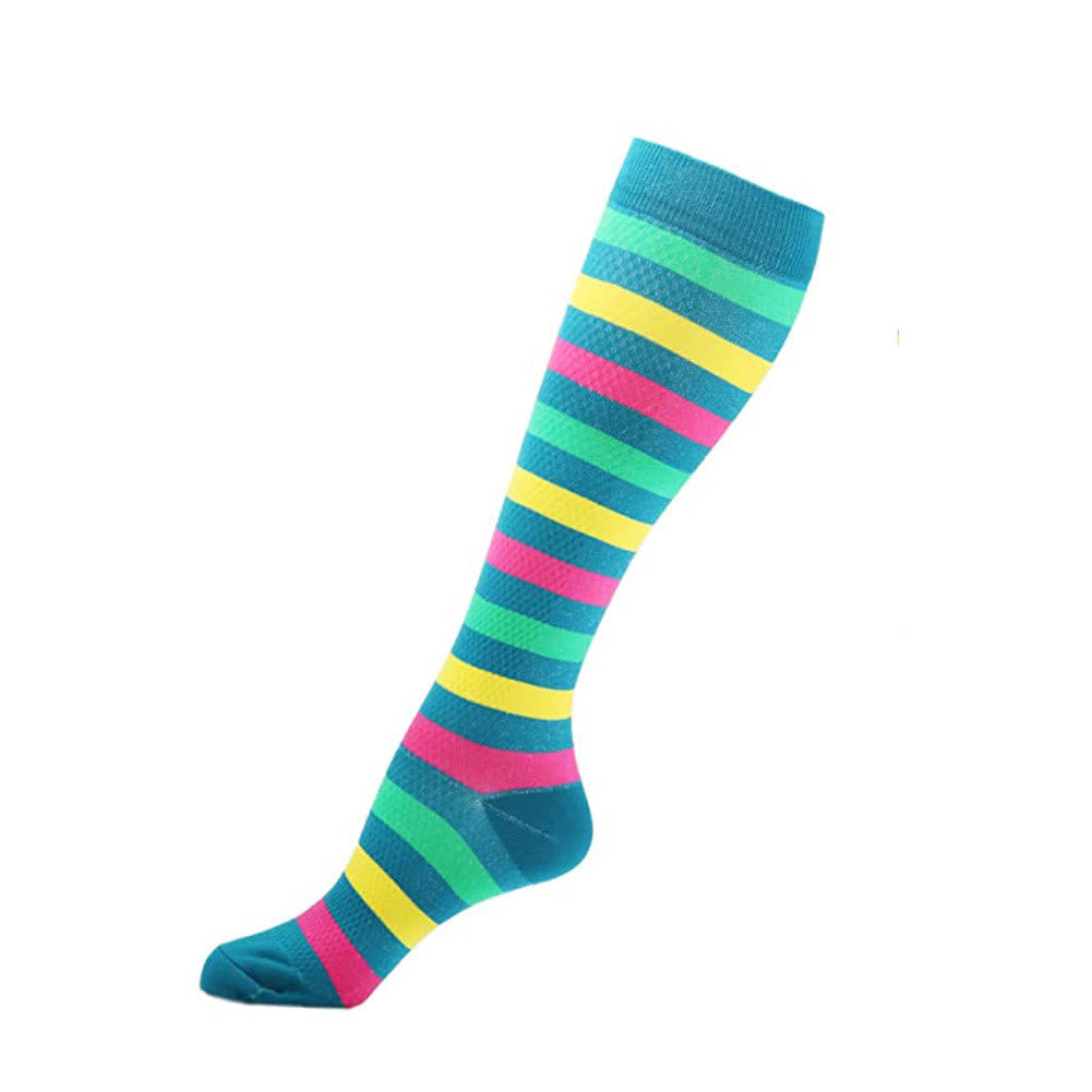 Striped Series Casual Compression Socks(6 Pairs)