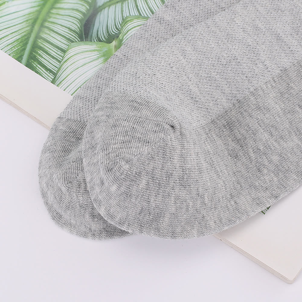 Plus Size Mesh No Show Socks(3 Pairs)