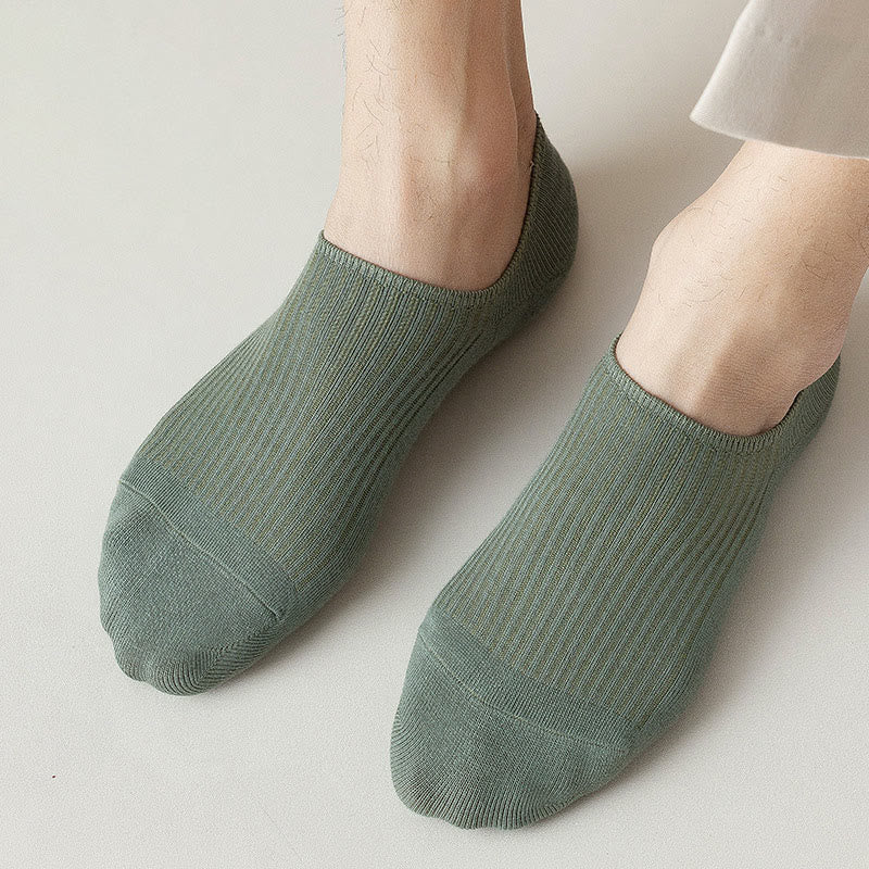 Plus Size Deodorant No Show Socks(5 Pairs)