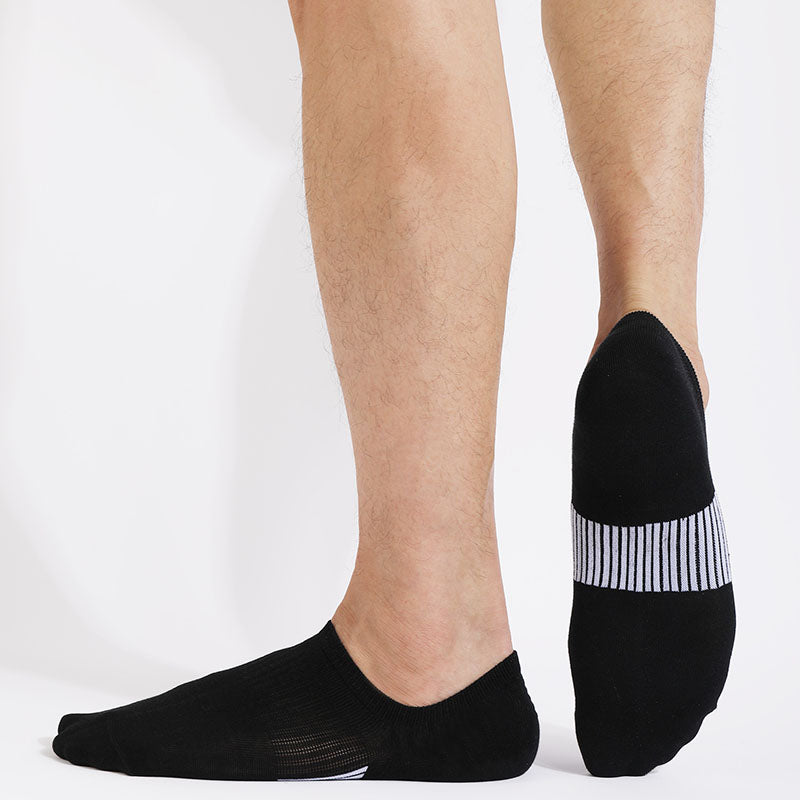 Plus Size Classic Color Breathableal Ankle Socks(6 Pairs)