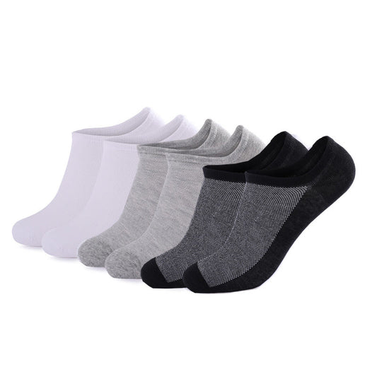 Plusock Plus Size Mesh No Show Socks(3 Pairs)