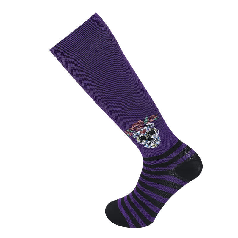 Halloween Comfy Cotton Fashion Compression Socks(3 Pairs)
