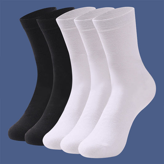 Plusock Plus Size Cotton Thick Quarter Socks(3 Pairs)
