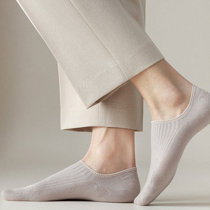 Plus Size Deodorant No Show Socks(5 Pairs)