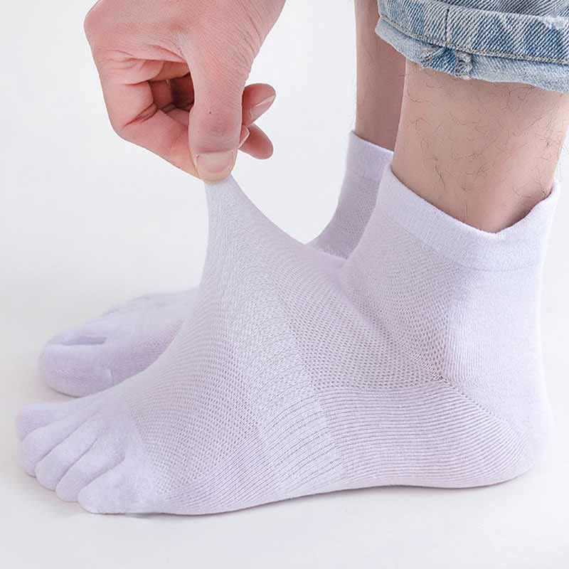 Plus Size Five Toes Antibacterial Alignment Socks(5 Pairs)