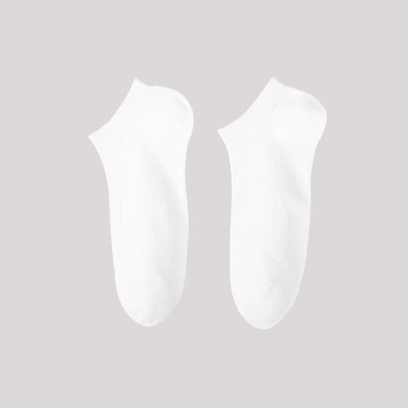 Plusock Plus Size Antibacterial Soft Ankle Socks(5 Pairs)