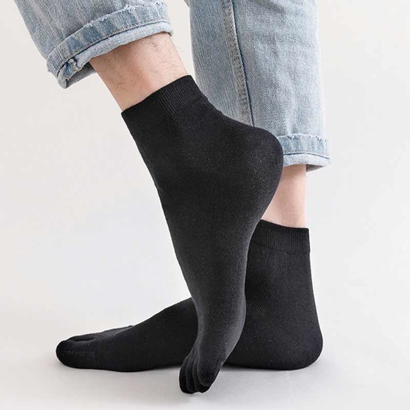 Plus Size Five Toes Antibacterial Alignment Socks(5 Pairs)
