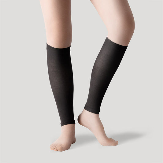 Plusock Ice Silk Footless Cool Compression Sleeve Socks Unisex