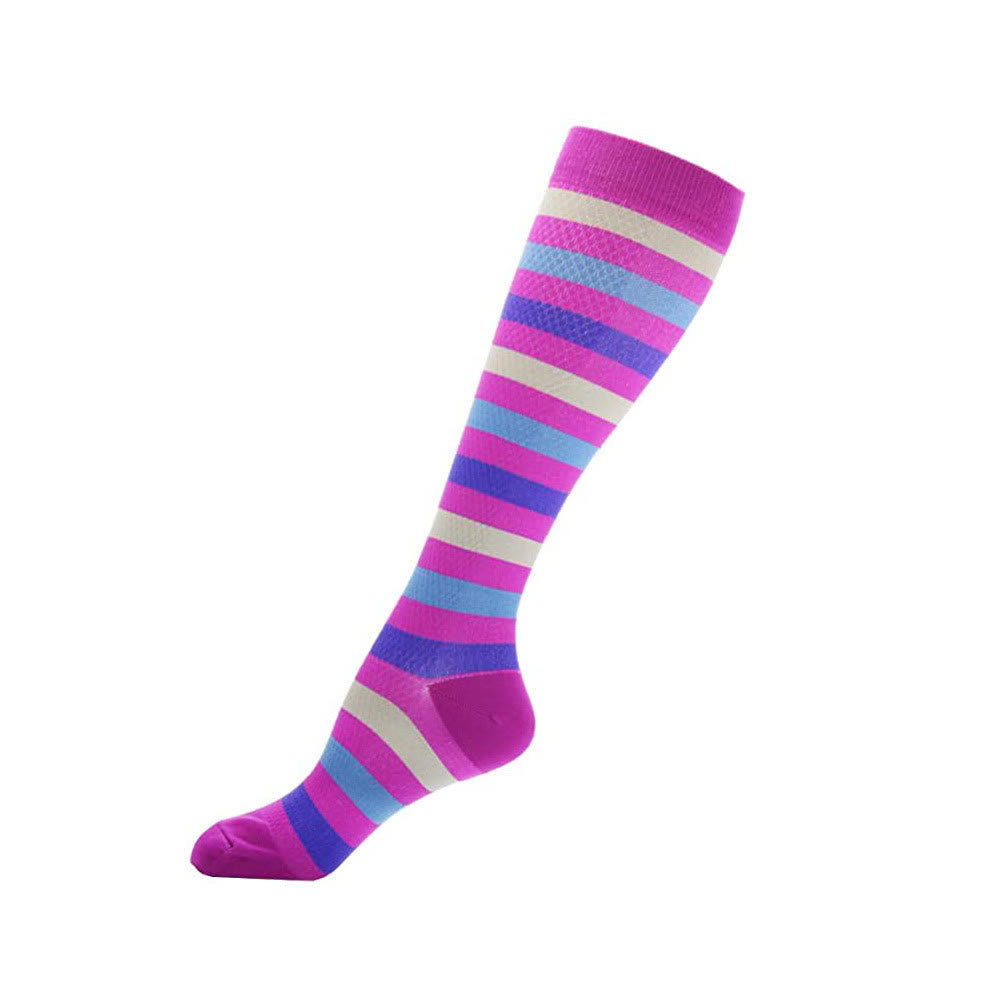 Striped Series Casual Compression Socks(6 Pairs)