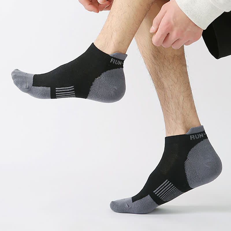 Plus Size Athletic Running Ankle Compression Socks(5 Pairs)
