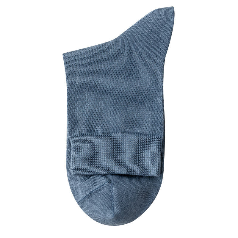 Plus Size Multicolor Mesh Quarter Socks(5 Pairs)