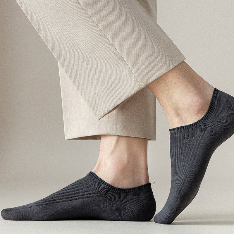Plus Size Deodorant No Show Socks(5 Pairs)