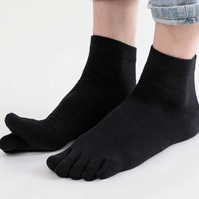 Plus Size Five Toes Antibacterial Alignment Socks(5 Pairs)