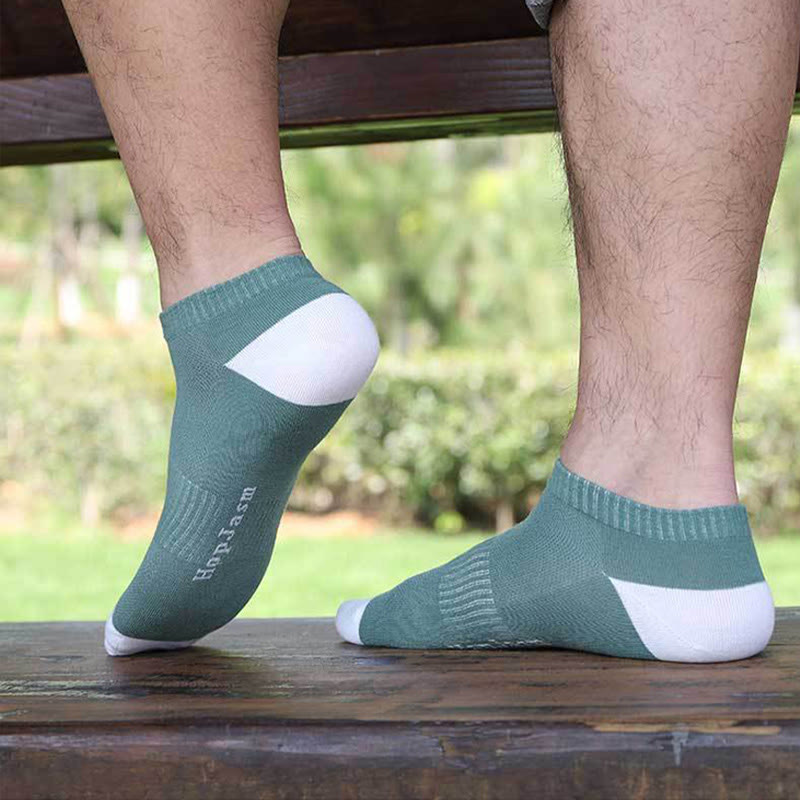 Plus Size Letter Mesh Ankle Socks(5 Pairs)