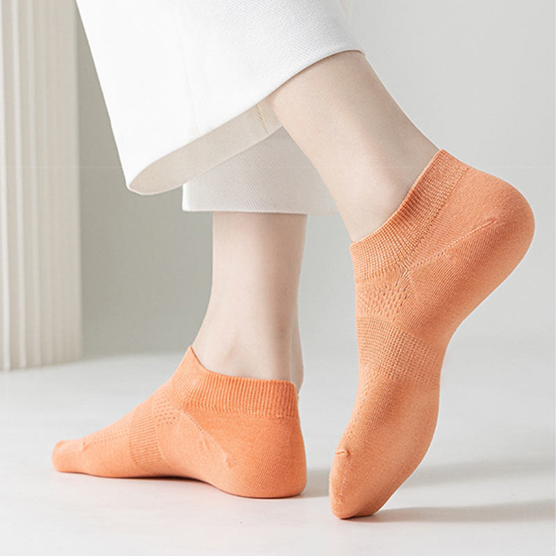 Plus Size Breathable Mesh Ankle Socks(8 Pairs)