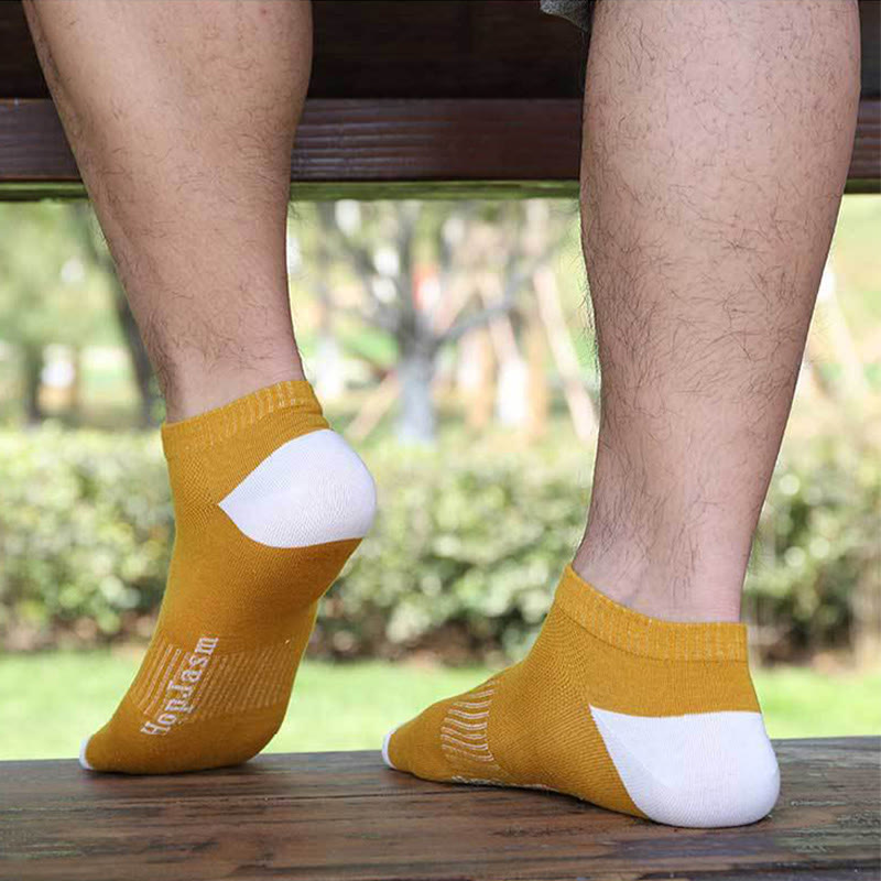 Plus Size Letter Mesh Ankle Socks(5 Pairs)