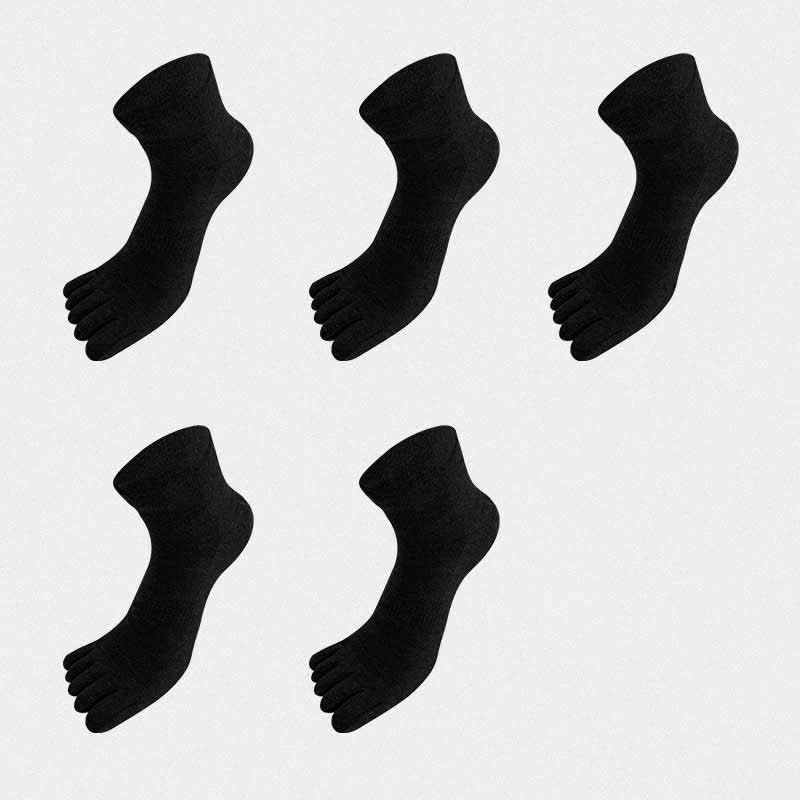 Plus Size Five Toes Antibacterial Alignment Socks(5 Pairs)