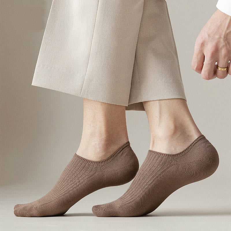 Plus Size Deodorant No Show Socks(5 Pairs)