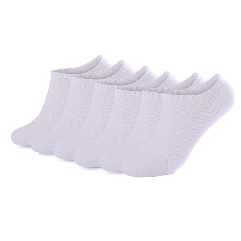 Plus Size Mesh No Show Socks(3 Pairs)