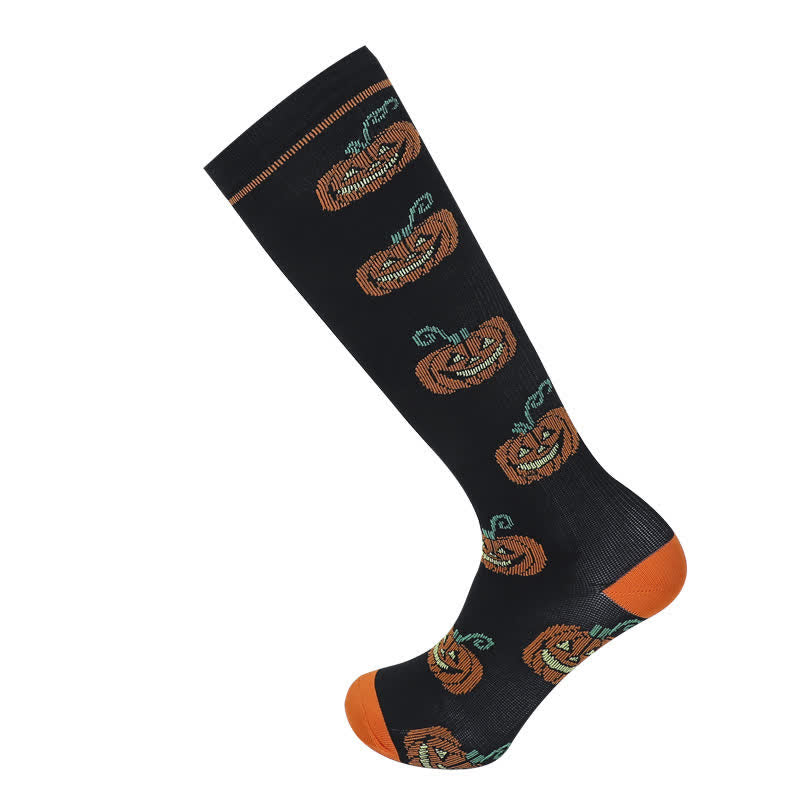 Halloween Comfy Cotton Fashion Compression Socks(3 Pairs)