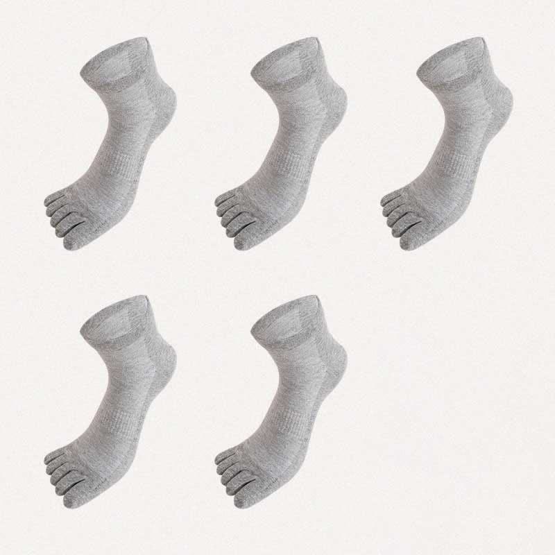 Plus Size Five Toes Antibacterial Alignment Socks(5 Pairs)