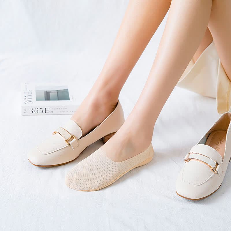 Plus Size Anti-Slip No Show Socks(5 Pairs)