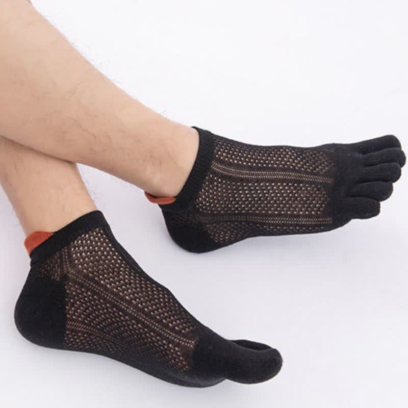 Plus Size Five Toes Cotton Alignment Socks(4 Pairs)
