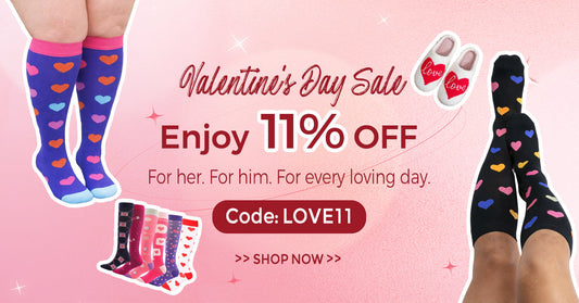 Valentine’s Day Socks: A Thoughtful Gift She Will Actually Use