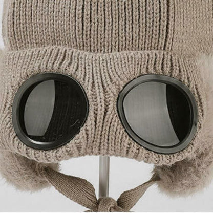 Plusock Antler Goggle Aviator Beanie - image 8