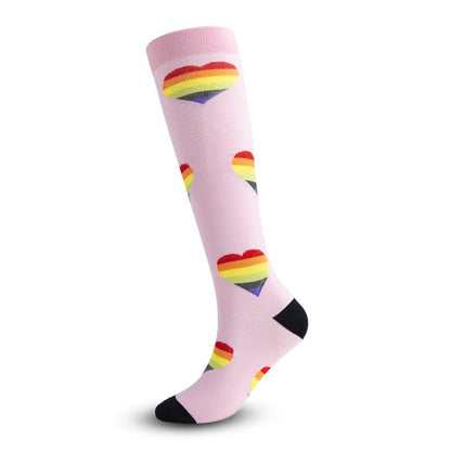Plusock Rainbow Heart Compression Socks(3 Pairs) - image 5