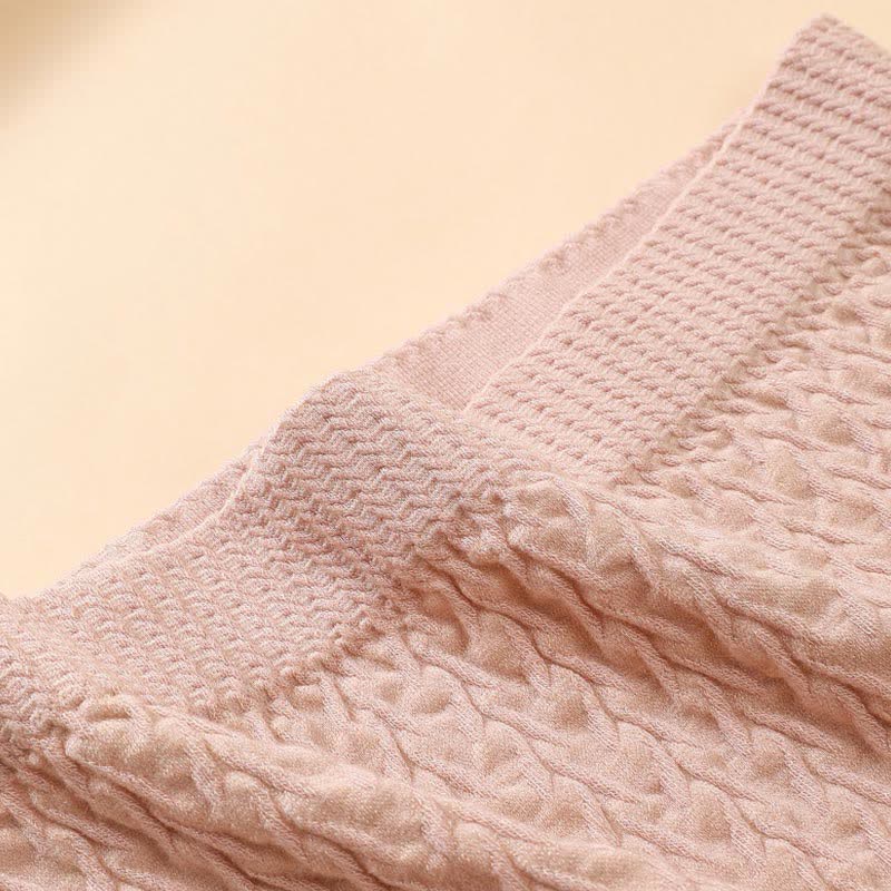 Plusock Plus Size High-Waisted Bow Tie Panty(5 Pairs) - image 5