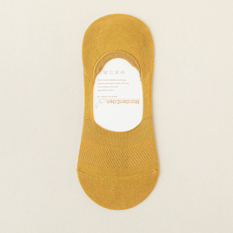 Plus Size Mesh Breathable No Show Socks(5 Pairs)