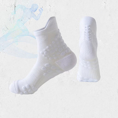 Plusock Plus Size Anti Slip Dots Ankle Compression Socks(5 Pairs)
