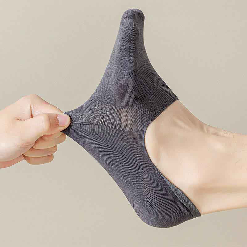 Plus Size Mesh Breathable No Show Socks(5 Pairs)