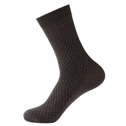 Plusock Bamboo Fiber Quarter Socks(5 Pairs) - Brown - EU41-48(US7.5-13) - image 8