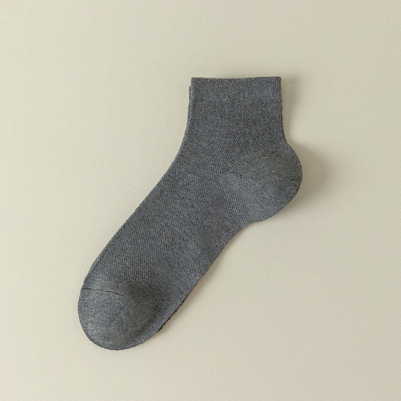 Plus Size Mesh Breathable Sports Ankle Socks(7 Pairs)