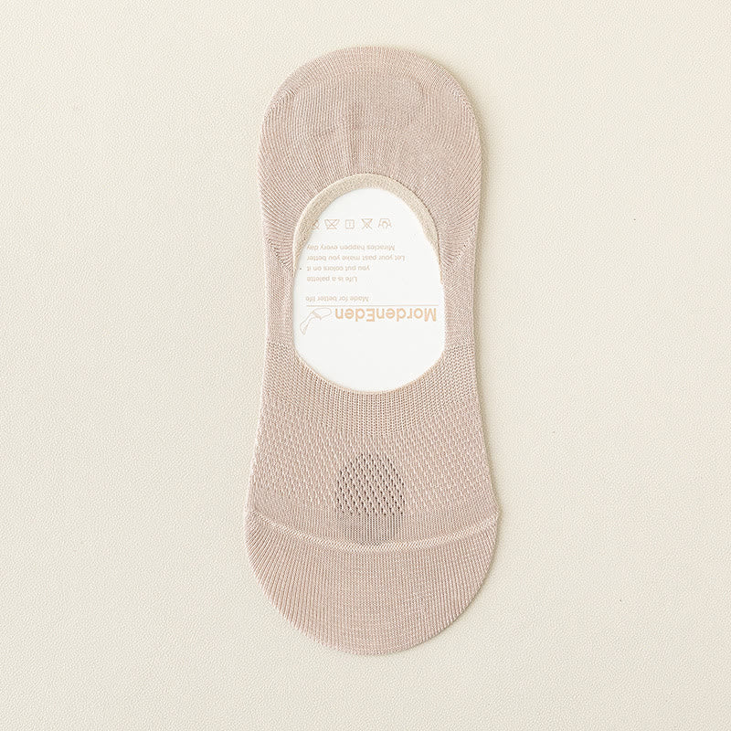 Plus Size Mesh Breathable No Show Socks(5 Pairs)