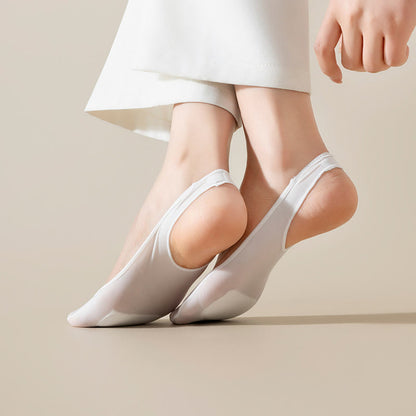 Plus Size Padded Half No Show Socks(8 Pairs)