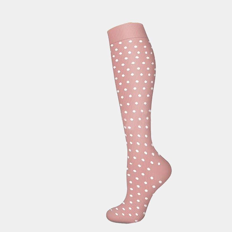 Plusock White Polka Dot Compression Socks(3 Pairs) - image 6