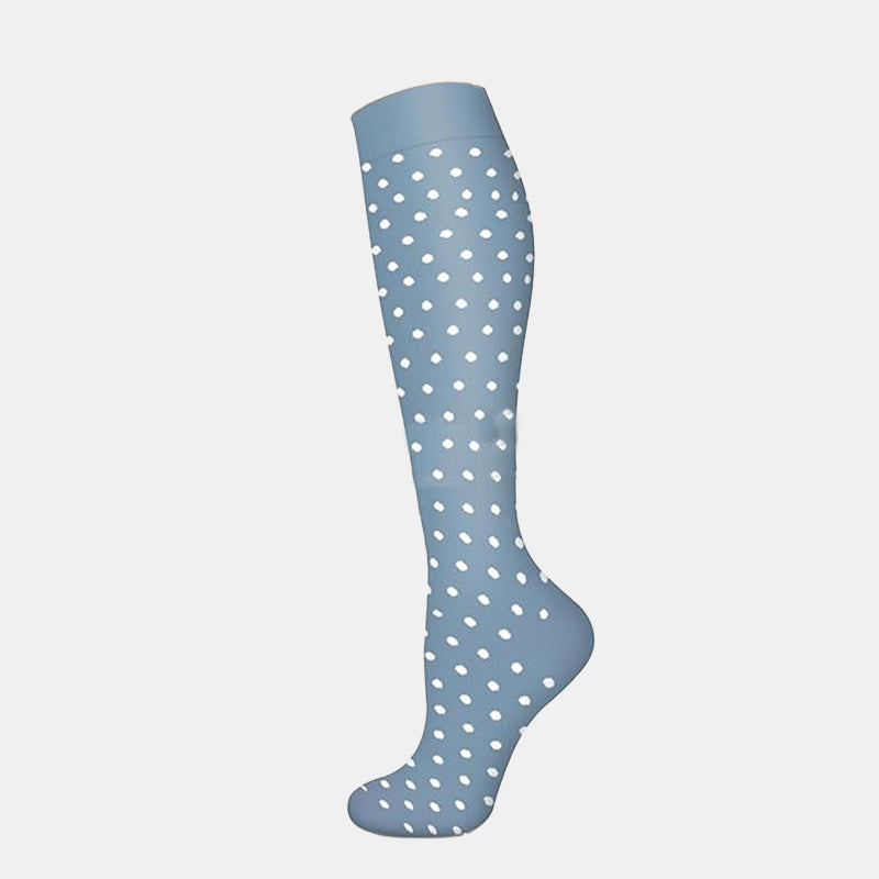 Plusock White Polka Dot Compression Socks(3 Pairs) - image 4