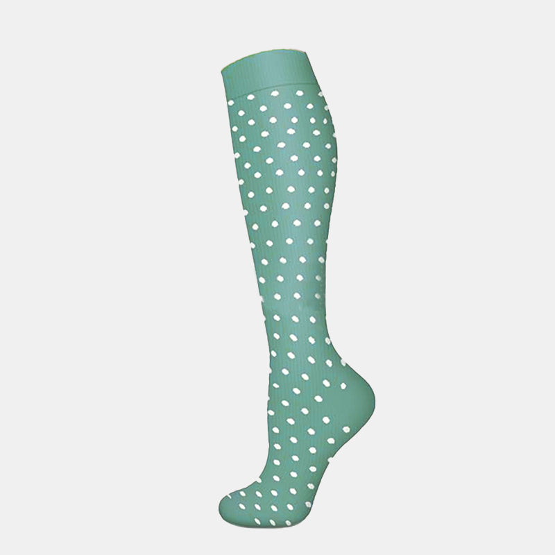Plusock White Polka Dot Compression Socks(3 Pairs) - image 5