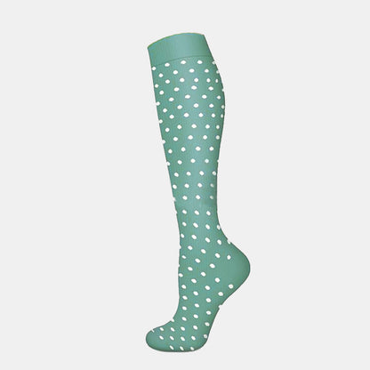 Plusock White Polka Dot Compression Socks(3 Pairs) - image 5