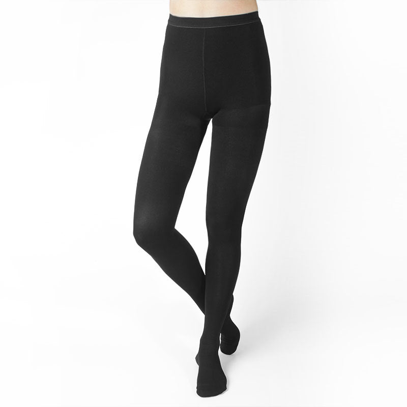 Plusock Plus Size Medical Compression Tights(20-30mmHg) - Black - 4XL - image 2