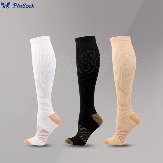 Plusock Casual Classic Compression Socks(3 Pairs) - image 0